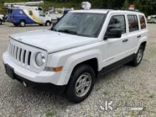 2015 Jeep Patriot 4x4 4-Door Sport Utility Vehicle Not Running, No Crank, Drivetrain Condition Unkno