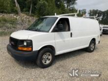 2014 GMC Savana G2500 Cargo Van Runs & Moves) (Rust Damage, Dash Apart