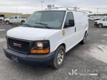 2013 GMC Savana G1500 AWD Cargo Van Runs & Moves, Body & Rust Damage, Check Engine Light On