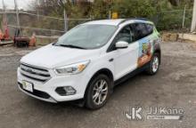 2017 Ford Escape 4x4 4-Door Sport Utility Vehicle Runs & Moves, Bad Trans, Body & Paint Damage