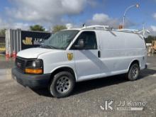 2013 GMC Savana G1500 AWD Cargo Van Runs & Moves, Body & Rust Damage