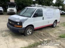 2010 Chevrolet Express G2500 Cargo Van Runs & Moves) (Bad Gas Leak, Jump To Start, Flat Tire On Driv