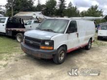 2007 Chevrolet Express G2500 Cargo Van Runs & Moves) (Jump To Start, ABS Light On, Rust Damage