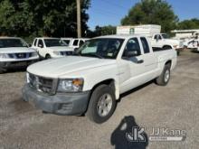 2008 Dodge Dakota 4x4 Extended-Cab Pickup Truck Runs & Moves, Body & Rust Damage