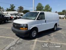 2018 Chevrolet Express G2500 Cargo Van Runs & Moves, Runs Rough, Engine Light On, ABS Light On, Body