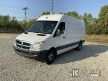 2009 Dodge Sprinter 3500 Cargo Van Runs & Moves) (Exhaust Removed, Check Engine Light On