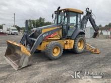 2015 John Deere 310K 4x4 Tractor Loader Backhoe Runs, Moves & Operates, Rust Damage