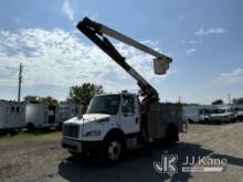 Terex/HiRanger SC45, Over-Center Bucket Truck center mounted on 2011 Freightliner M2 106 Utility Tru