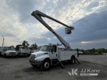 Altec AA755L, Material Handling Bucket Truck rear mounted on 2006 International 4300 Utility Truck R