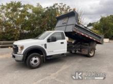 2018 Ford F550 Dump Truck Runs, Moves & Dump Operates) (Check Engine Light On, Dented Hood & Front B