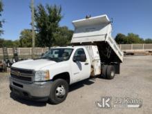 2012 Chevrolet Silverado 3500HD 4x4 Dump Truck Runs Bad Trans will not move after heats up, Must Tow