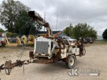 2016 Morbark M12D Chipper (12in Drum) Runs, Operates, Clutch Engages, Bent Tongue, No Jack) (Seller 