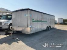 2011 United U8.524TA35 T/A Enclosed Cargo Trailer Damage