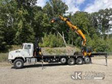 Effer 505/5S+3S, Knuckleboom Crane rear mounted on 2020 Western Star 4700 T/A Flatbed Truck Runs, Mo