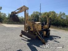 2007 Vermeer RT650 Rubber Tired Trencher Runs, Moves & Operates