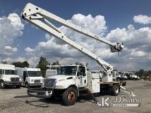 Lift-All LAN/HD-75-2E, Bucket Truck rear mounted on 2010 International 4300 Flatbed Utility Truck Ru