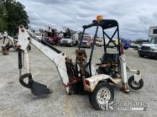 2018 RHM GF6LM Portable Backhoe No Title) (Not Running, Missing Ignition, Operating Condition Unknow