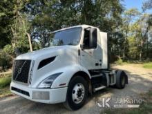 2022 Volvo VNR Truck Tractor Runs & Moves, Air Leak Behind Cab, Missing Passenger Seat, Rust & Body 