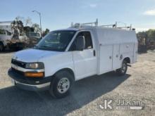 2013 Chevrolet Express G3500 Cutaway Enclosed Service Van Runs & moves, Body & Rust Damage