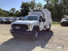 2017 Ford F550 Air Compressor/Enclosed Utility Truck Runs & Moves, PTO Not Operating, Condition Unkn