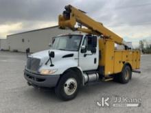 Hi-Ranger TL41P, Articulating & Telescopic Bucket Truck mounted behind cab on 2008 International 430