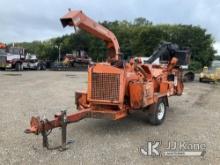 2017 Morbark M12D Chipper (12in Drum), Runs, Clutch Engages, Bad Starter) (Seller States: cosmetic a