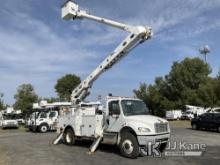 Altec AM55-MH, Over-Center Material Handling Bucket Truck rear mounted on 2015 Freightliner M2 106 U