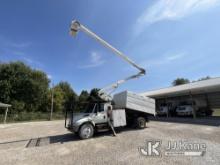 HiRanger XT60, Over-Center Bucket Truck mounted behind cab on 2012 International 4300 DuraStar Chipp