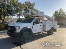 Altec AT37G, Articulating & Telescopic Bucket , 2019 Ford F550 Utility Truck Runs & Moves, Upper Ope