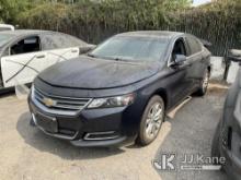 2018 Chevrolet Impala 4-Door Sedan Not Running, Wrecked, Must Be Towed