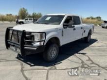 2019 Ford F250 4x4 Crew-Cab Pickup Truck Runs & Moves) (Body Damage, No Power Steering