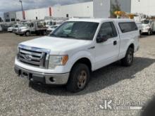 2012 Ford F150 4x4 Pickup Truck Runs & Moves)( Front Drivers Side Flat Tire