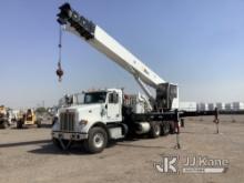 Altec AC40-152S, Hydraulic Truck Crane rear mounted on 2017 Peterbilt 365 Tri-Axle Flatbed/Utility T