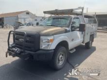 2013 Ford F350 4x4 Service Truck Runs & Moves.