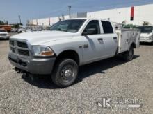 2010 Dodge Ram 2500 4x4 Crew-Cab Service Truck Runs & Moves)(Check Engine Light On