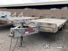 2015 Interstate 20DT T/A Tagalong Equipment Trailer Towable, Decking Weathered