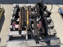 SKID OF ASSORTED HYDRAULIC CYLINDERS