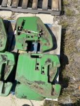 JOHN DEERE SUITCASE WEIGHTS, BID X 6