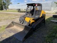 2004 JCB ROBOT RUBBER TRACK SKID STEER, SIDE ENTRANCE, AUX. HYDRAULICS, 12'' TRACKS, 1313 HOURS SHOWING, S/N: SLP190TS4E0889003