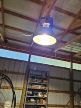 2 overhead garage lamps