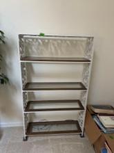 34x56 in bookcase with glass shelves