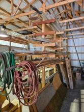 Miscellaneous building supplies and hoses