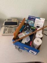 Office supplies and receipt calculator