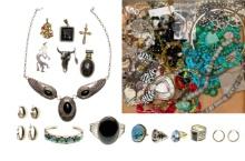 Gold, Silver and Costume Jewelry Assortment