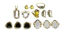 14k Yellow Gold Jewelry Set Assortment