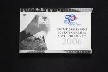 2006 U.S. Mint Fifty State Quarters Silver Proof Set