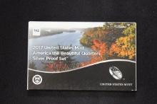 2017 U.S. Mint America the Beautiful Quarters Silver Proof Set