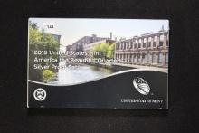 2019 U.S. Mint America the Beautiful Quarters Silver Proof Set