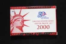 2000 U.S. Mint Silver Proof Set