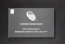 U.S. Mint 225th Anniversary Enhanced Unc. Coin Set